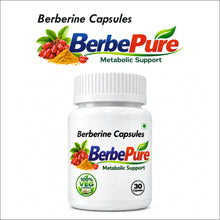 Load image into Gallery viewer, BerbePure Veg Capsules (Berberine Extract 10% 500mg) 60 Capsules
