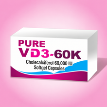 Load image into Gallery viewer, Pure VD3-60 K  (12 Softgels)
