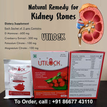 Load image into Gallery viewer, UTILOCK Sachets (Natural Remedy for KIDNEY STONES) One Month Pack
