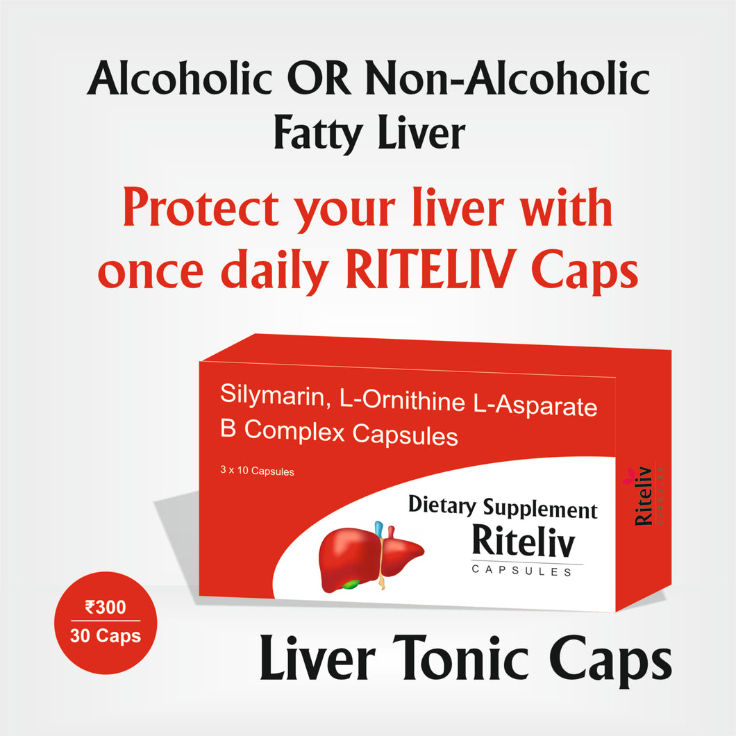 RITELIV (Liver Tonic) Caps (30 Caps Pack)