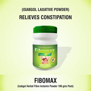 FIBOMAX Powder (Isabgol Herbal Instamix : 2 x 100 gms = 200 gms)