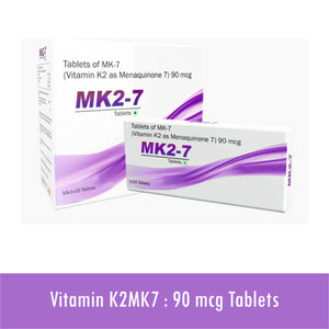 Vitamin K2MK7 : 90 mcg (100 Tabs Pack)