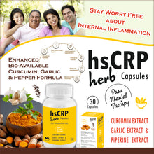 Load image into Gallery viewer, hsCRP herb Caps - PASU MANJAL THERAPY Caps (30 Caps Pack)
