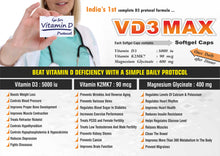 Load image into Gallery viewer, VD3 MAX  - Vitamin D3 Protocol (100 Softgels)
