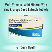 Load image into Gallery viewer, ZINCOTAB Multivitamin Tablets (150 Tab Pack)
