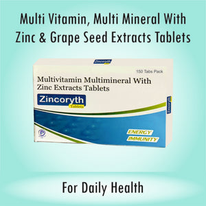 ZINCOTAB Multivitamin Tablets (150 Tab Pack)